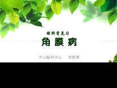 角膜病 角膜的组织解剖特点