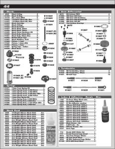Team Associated SC10 4x4 短卡零件分解圖