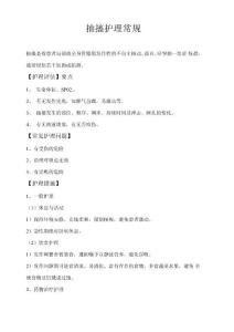 抽搐护理常规