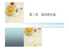 心理学(教师证考试教程)第二章 意识与注意