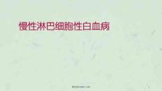 慢性淋巴细胞白血病课件