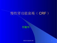 慢性肾功能衰竭CRF课件