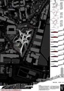 建筑专业学生作业-中国科学院古生物博物馆设计