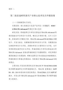 核心技術攻關項目