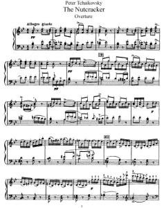 柴科夫斯基 《胡桃夹子组曲》 钢琴版 The Nutcracker Op71 Tchaikovsky钢琴谱
