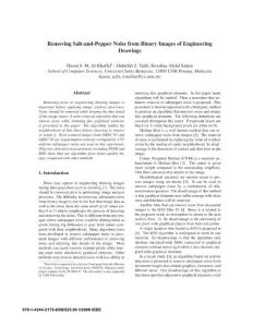 removing salt-and-pepper noise from images of engineering drawings