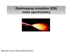 ESI （Electrospray）质谱-经典书籍