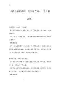 多肉也要贴秋膘，盆里埋点料，一个月胖成球！