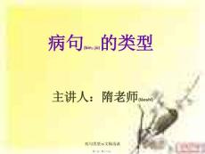 病句類型示文稿淺談課件