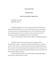 Harris, Charlaine - Southern Vamp 4 - Dead to the World