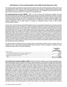 美國(guó)運(yùn)營(yíng)商LeapWireless 2012年第一季度財(cái)報(bào)