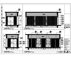 江蘇一類高層酒店后場區地下室內裝工程施工圖