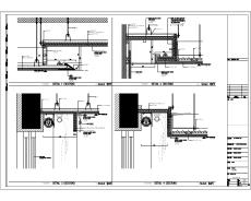 海南私人別墅A戶型樣板間室內(nèi)裝飾設計施工圖