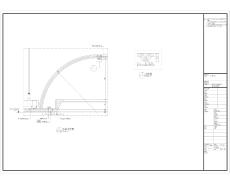 上海知名會所項目首層連廊裝修施工圖