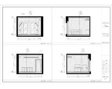 上海框架結(jié)構(gòu)C-3戶型樣板房室內(nèi)裝修工程施工圖