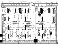 江蘇一類高層酒店八層公共區域室內裝飾設計施工圖