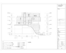 浙江大型地產(chǎn)項(xiàng)目三層售樓處幕墻工程施工圖紙/平立面