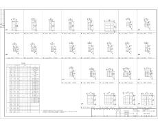 遼寧住宅社區地塊四聯五聯六聯立面施工圖