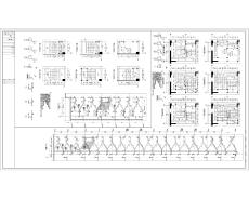 安徽工業(yè)園一類高層辦公樓結(jié)構(gòu)專業(yè)工程施工圖/含計(jì)算書/框架核心筒結(jié)構(gòu)