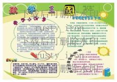 數(shù)學(xué)電子word小報