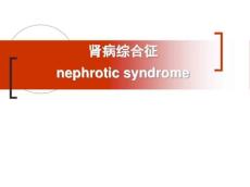 肾病综合征