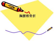 胸腰椎骨折ppt课件11407