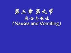 恶心呕吐评估