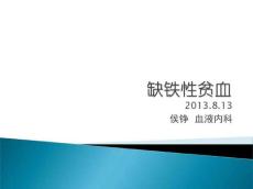 缺铁性贫血10130