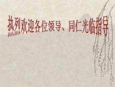 熱烈歡迎各位領(lǐng)導(dǎo)