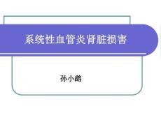 血管炎肾损害