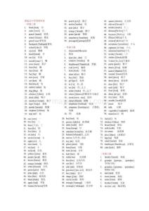 小學新起點英語單詞1-6一年級到六年級