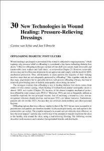 New Technologies in Wound Healing, Pressure-Relieving Dressings