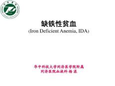 缺铁性贫血