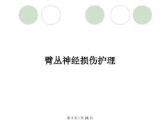 臂丛神经损伤护理