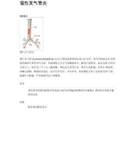 慢性支气管炎