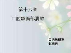 第16章口腔颌面部囊肿