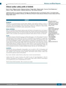 Clinical cardiac safety profile of nilotinib