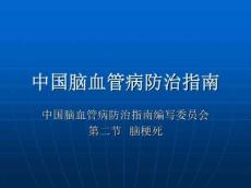 脑梗塞指南