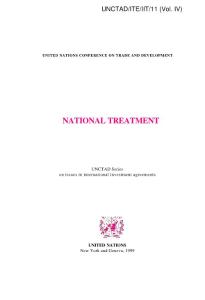 NATIONAL TREATMENT