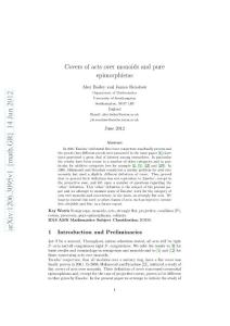 Covers of acts over monoids and pure epimorphisms