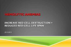 hemolyticanemia溶血性贫血