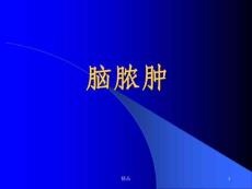 脑脓肿的影像学诊断