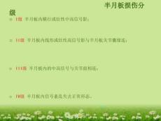 膝关节韧带MRI损伤表现