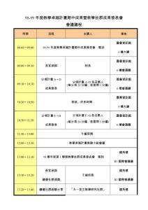 98-99年度教學卓越計畫期中成果暨教學社群成果發表會