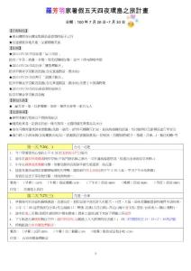 99寒假花蓮之旅