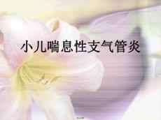 小儿喘息性支气管炎
