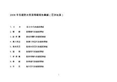 2006年各國對台貿易障礙報告彙編