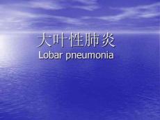 大叶性肺炎PPT课件