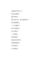 公厕指示牌14个