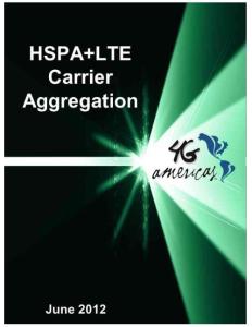 （HSPA+LTE载波聚合）HSPA+LTE Carrier Aggregation 6.26.12